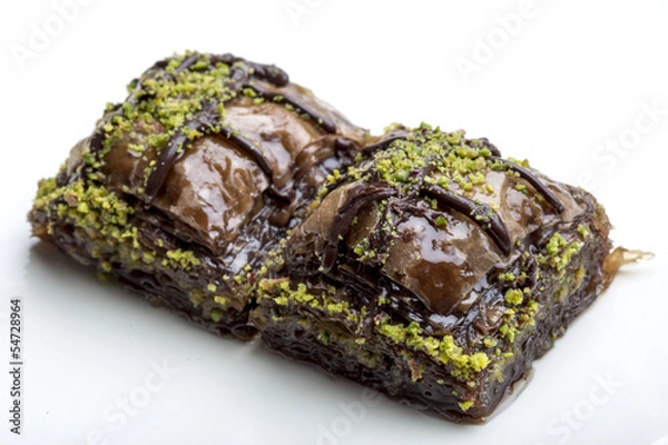 Fototapeta Chocolate Baklava