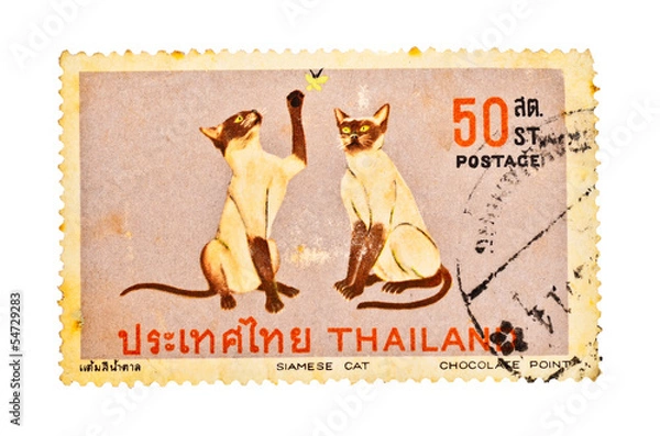 Obraz stamp printed by Thailand