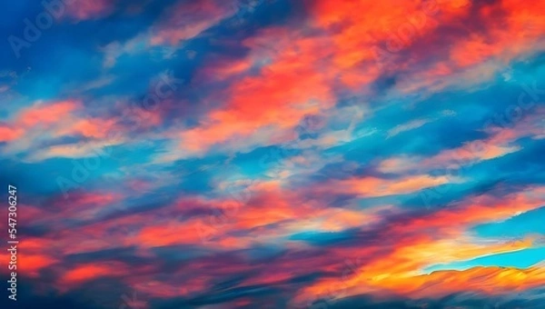 Fototapeta カラフル　空