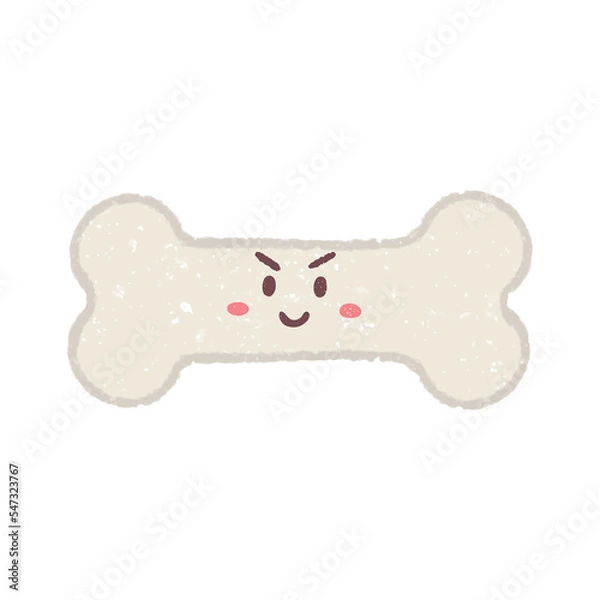 Obraz 手描きのかわいい強い骨のキャラクター