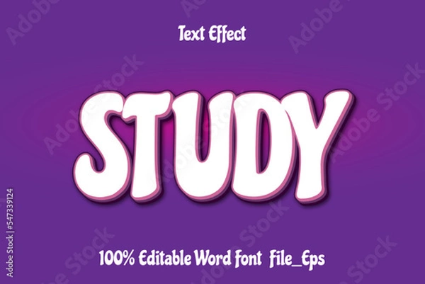 Obraz gradient text effect, editable text