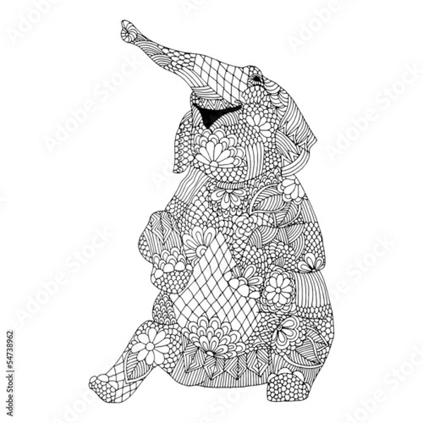 Obraz Happy elephant