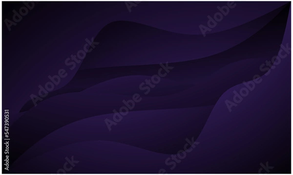 Obraz Dark purple abstract wave background for presentations, banners, posters, flyers, greeting cards etc