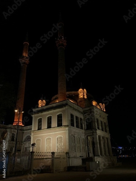 Obraz mosque at night
