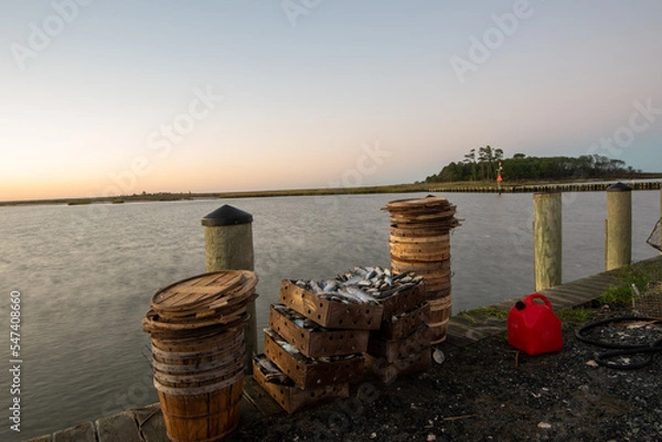 Obraz Dockside on the Chesapeake Bay