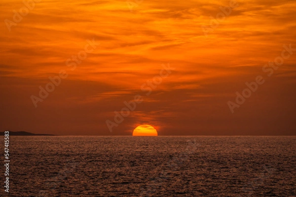 Obraz Sunset at Playa de las Hermosas