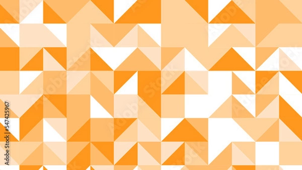 Obraz yellow and orange geometric pattern, wallpaper for tile, banner, tableclothe