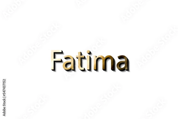 Fototapeta FATIMA 3D NAME 