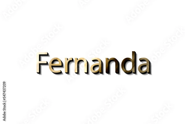 Obraz FERNANDA 3D NAME 