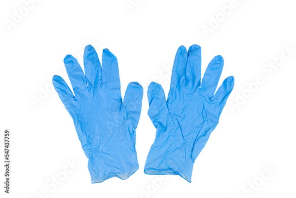 Obraz Blue latex gloves