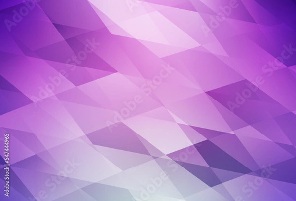 Obraz Light Pink vector template with rhombus.