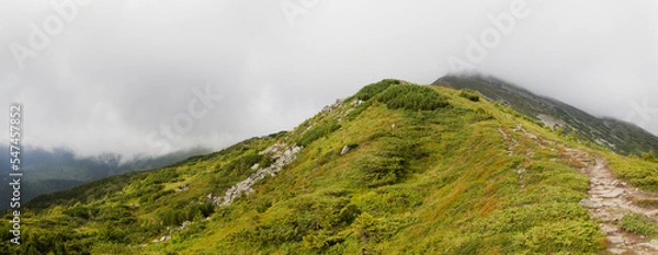 Obraz Beautifull view of Chornohora highest mountain range in Western Ukraine