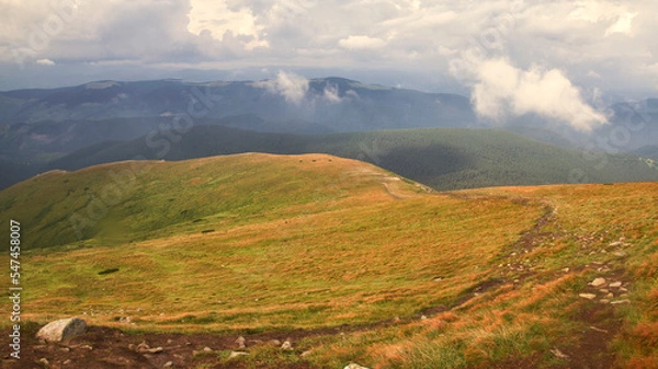 Obraz Beautifull view of Chornohora highest mountain range in Western Ukraine