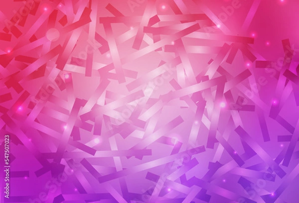 Fototapeta Light Purple, Pink vector template with repeated sticks.
