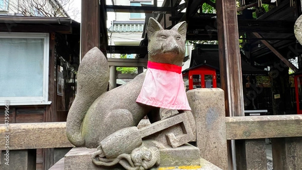 Obraz 浅草　浅草神社　被官 稲荷社　稲荷