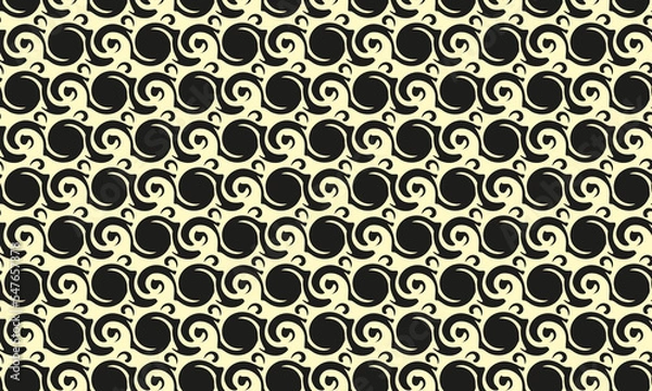 Fototapeta seamless pattern background with circles, vector Vintage pattern design, abstract pattern, textile fabric print design, 