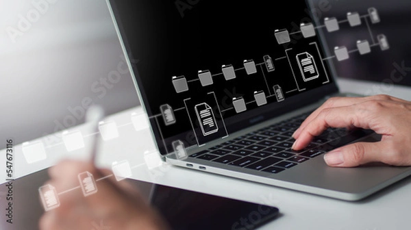 Obraz To properly manage files, knowledge, and documentation in an ERP-enabled company, use a Document Management System (DMS), an online documentation database. The use of technology by corporations