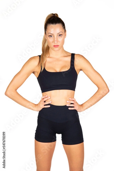 Obraz Ragazza pratica yoga in studio 