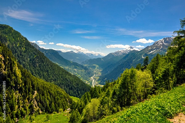 Obraz panorami alpini