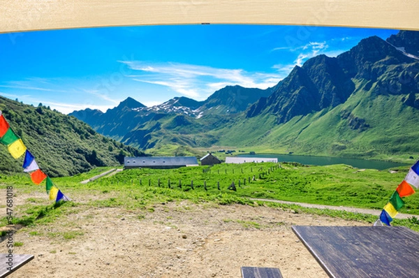 Obraz panorami alpini