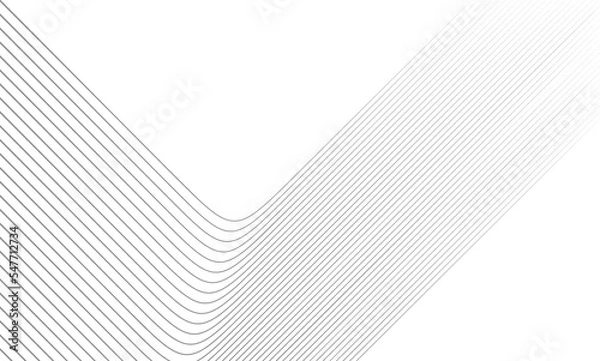 Fototapeta Vector Illustration of the gray pattern of lines abstract background. EPS10.