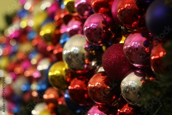 Obraz christmas tree decorations