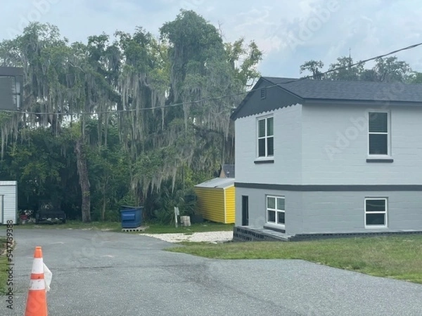 Obraz house on the road