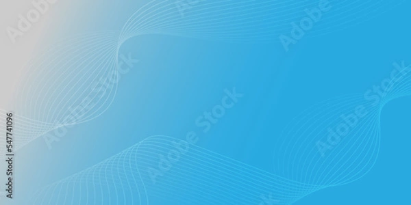 Fototapeta Abstract wave lines dynamic flowing colorful light isolated background. illustration design element in concept of music, party, technology, modern, wallpaper, business card, banner, flyers