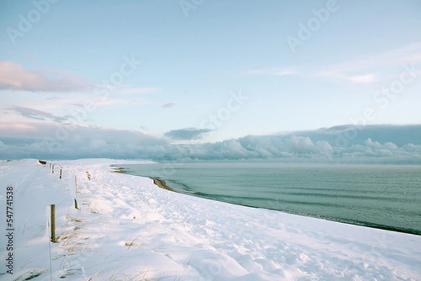 Obraz snow clouds going away