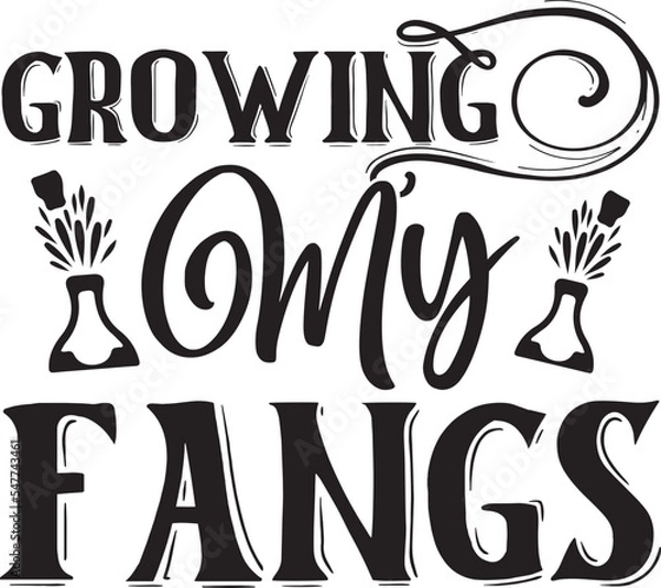 Obraz Growing my fangs