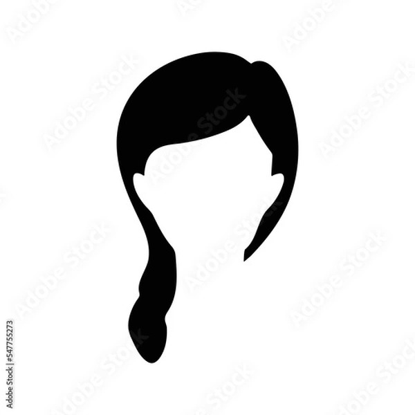Obraz Perm, hair, saloon icon. Editable vector graphics.