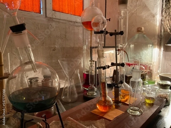 Fototapeta Scientific experiments