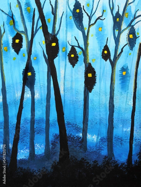 Obraz Halloween night scene