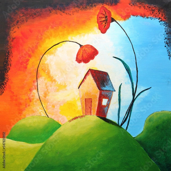 Obraz Artwork for new home theme 