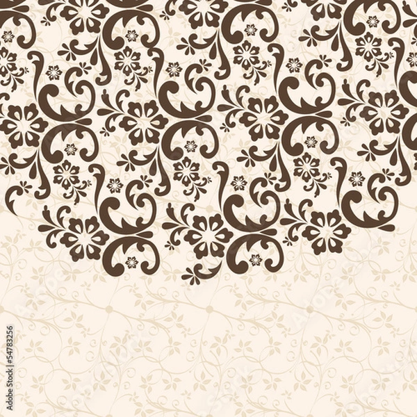 Obraz Vintage floral background