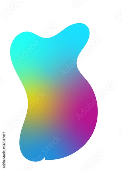 Fototapeta Abstract Gradient Shapes 