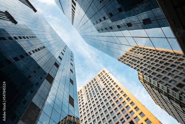 Obraz Skyscrapers from a low angle view