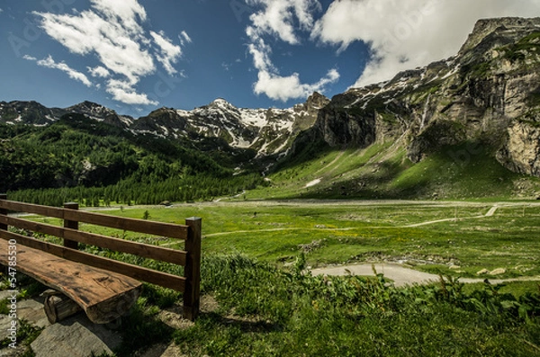 Fototapeta Pian della Mussa