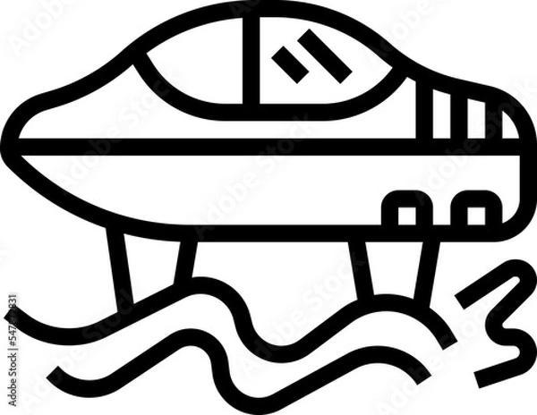 Obraz hydrofoil icon