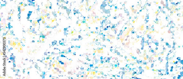 Fototapeta Illustration with colorful abstract background.