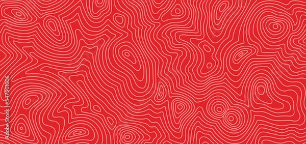 Fototapeta Meat steak texture, salmon pattern. Beef, pork meat and tuna line vector background, editable stroke