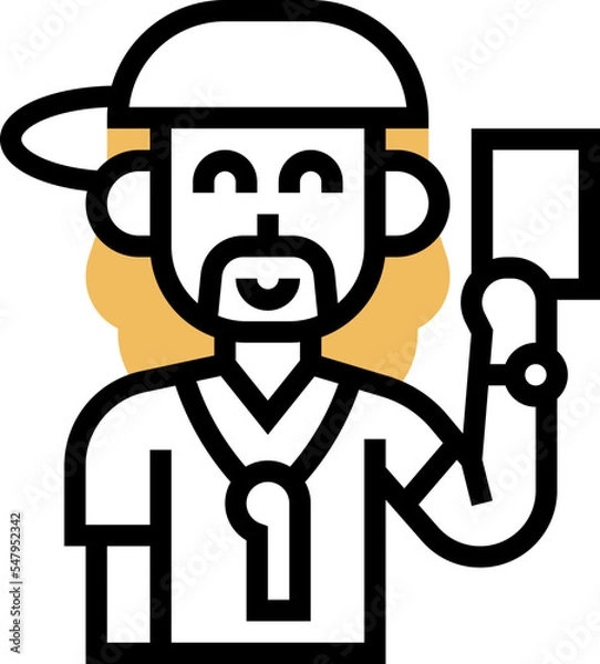 Fototapeta referee icon