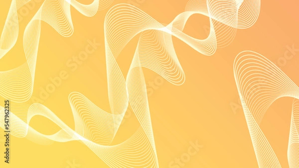 Fototapeta Yellow Purple Gradient Line shape Background Abstract EPS Vector