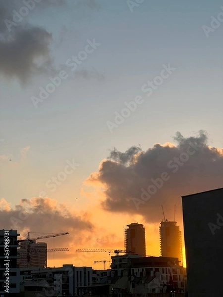 Obraz Tel Aviv sunset