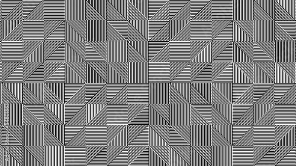 Obraz Abstract background with black and white stripes.