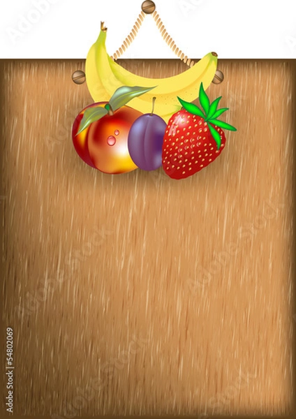 Obraz Insegna con Frutta