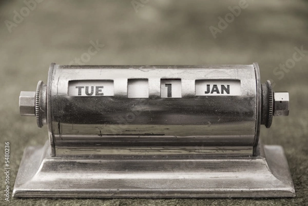 Obraz ancient calendar showing new year time