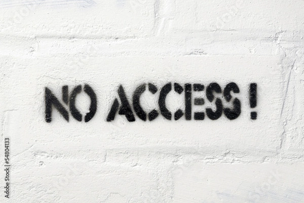 Obraz no access