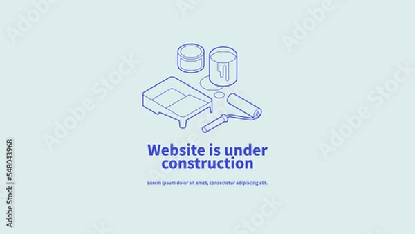 Obraz Website Under Construction Page