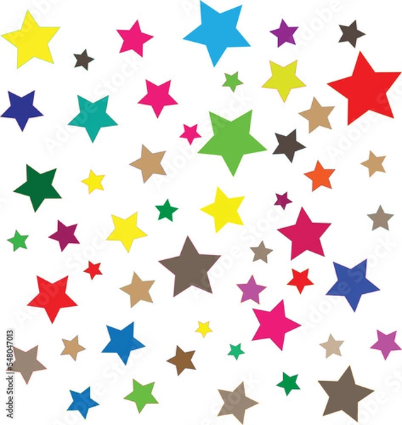 Fototapeta pattern with stars wallpaper
